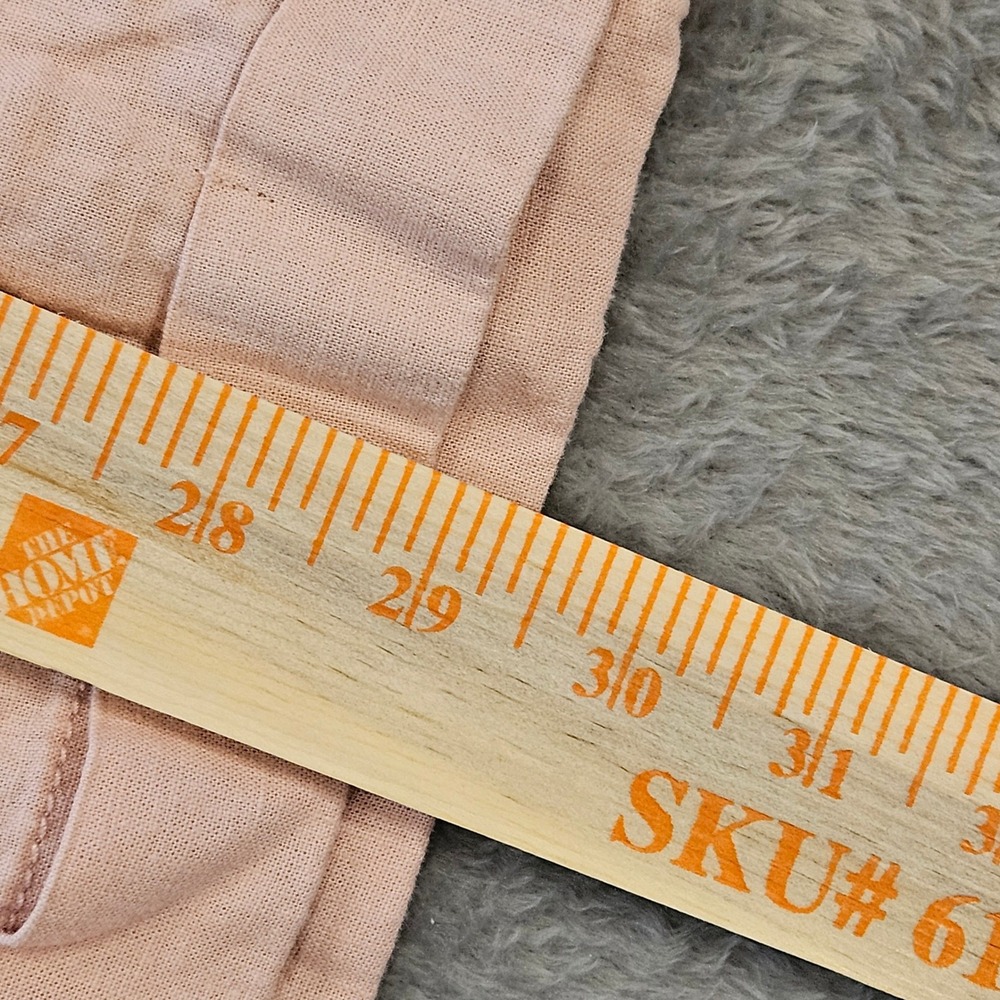 Guess Los Angeles Pink Linen Blend Drawstring Crop Pants XL Wide Leg Pockets - Picture 4 of 5